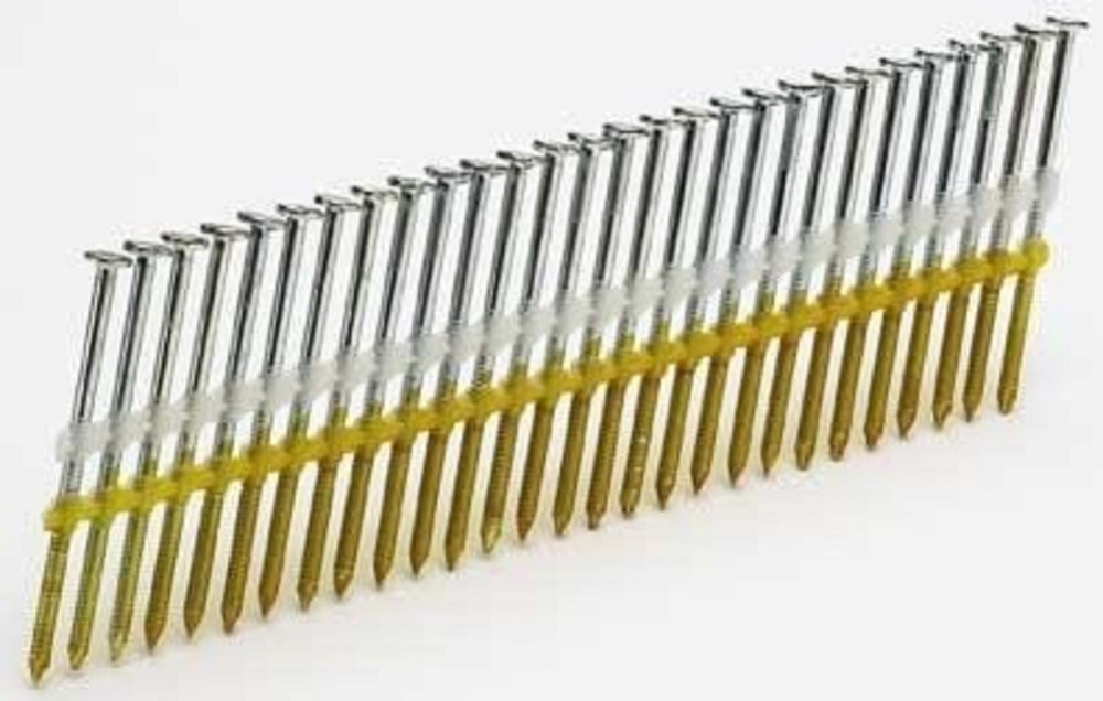Duo Fast 1015203 3.25 X .131 Screw Diamond Round Head Strip Plastic Nail - 2500 Nails
Duo Fast 1015203 3.25 X .131 Screw Diamond Round Head Strip Plastic Nail - 2500 Nails