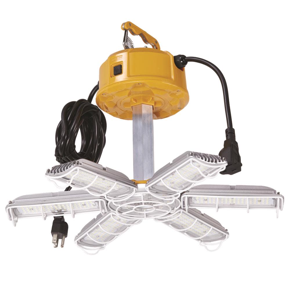 Voltec Hex Flex LED TemporaryArea Work Light 1200 Lumen 100 Watt