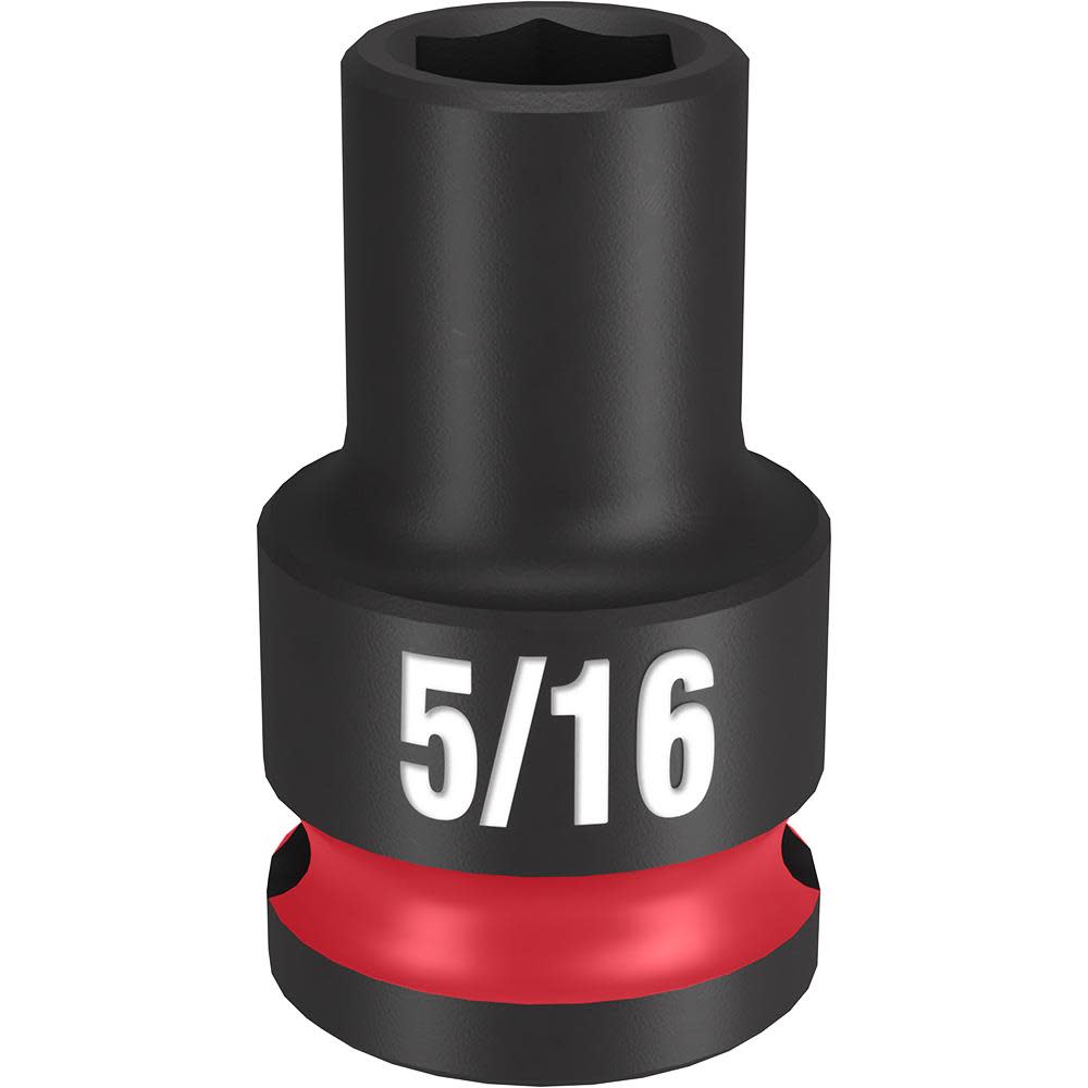 Milwaukee Impact Socket 3/8" Drive 5/16" Standard 6 Point
