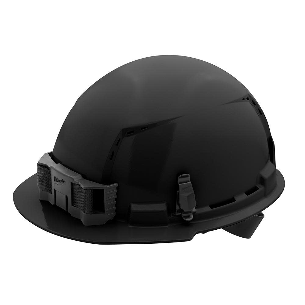 Milwaukee Black Front Brim Vented Hard Hat with 4pt Ratcheting Suspension Type 1 Class C
Milwaukee Black Front Brim Vented Hard Hat with 4pt Ratcheting Suspension Type 1 Class C