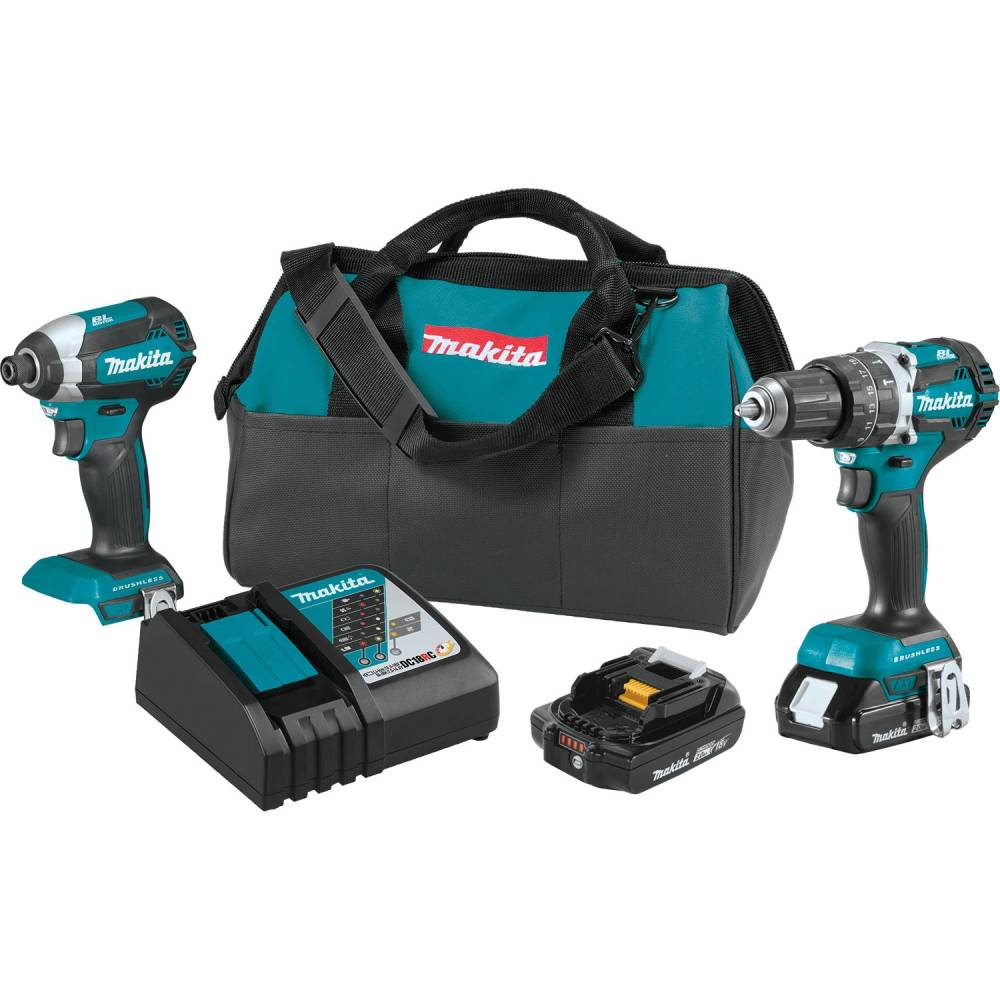 Makita Compact 18V LXT 2pc Drill Impact Combo Kit