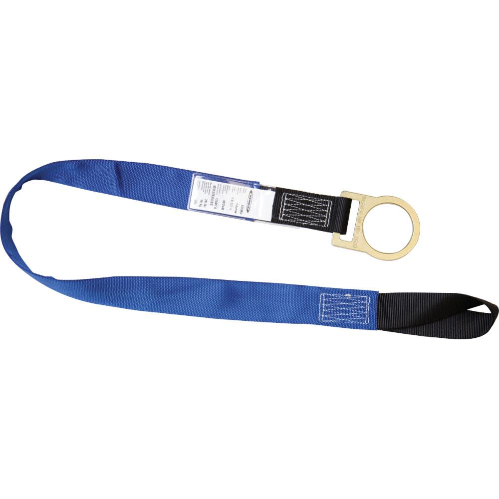 Werner 4 Ft. Concrete Pour-In Disposable Anchor Strap (Loop D-Ring)