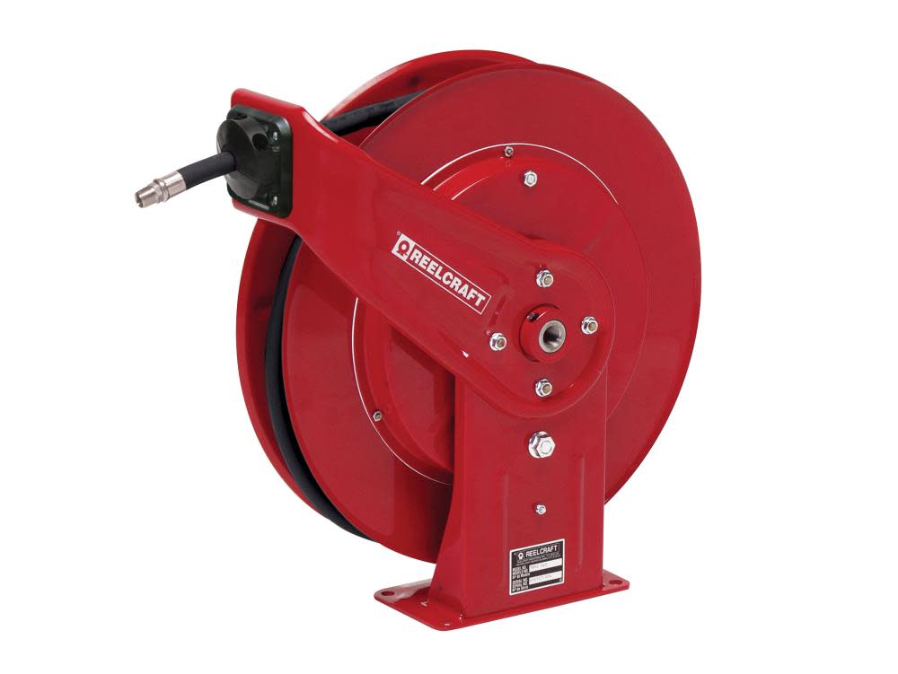 Reelcraft Fuel Hose Reel with Hose Steel Series 7000 3/4" x 25'