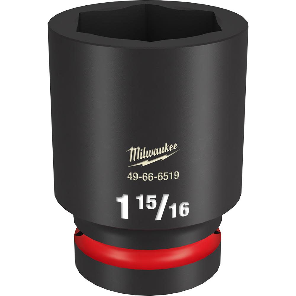 Milwaukee Impact Socket 1" Drive 1 15/16" Deep 6 Point