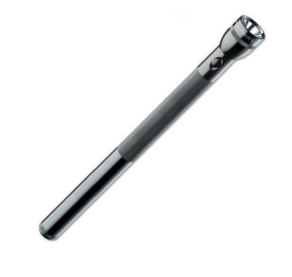 Maglite Flashlight Heavy Duty 6D Cell Incandescent Bulb Black