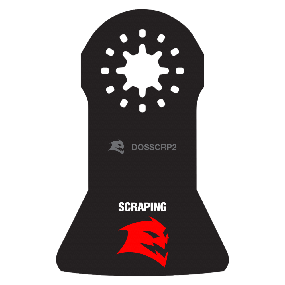 Diablo Tools Starlock High Carbon Steel Osc. Scraper Set for Adhesive Removal
