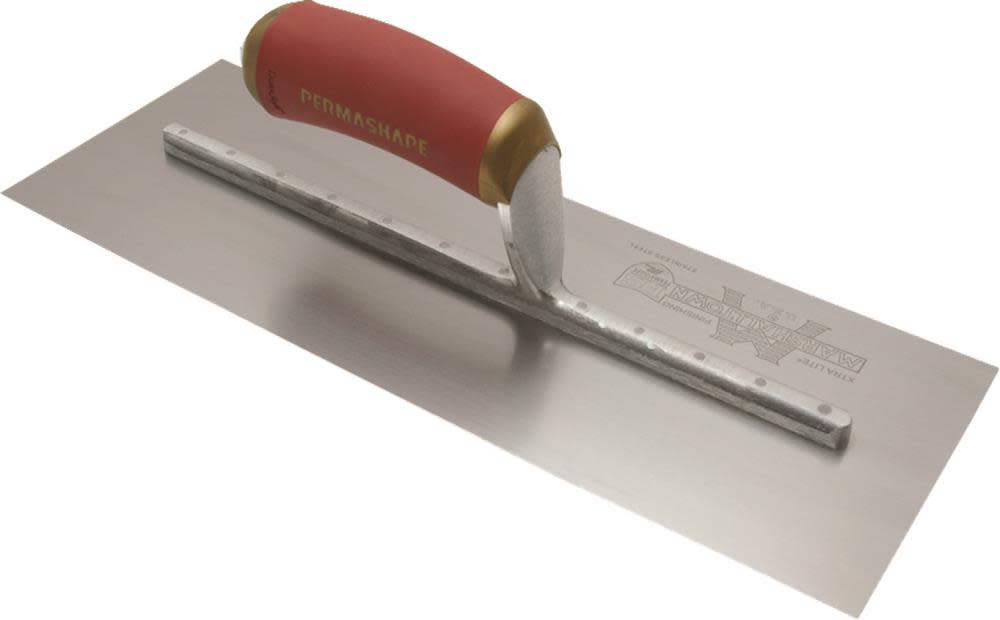 Marshalltown 14 In. x 3 In. PermaShape Broken-In Trowel