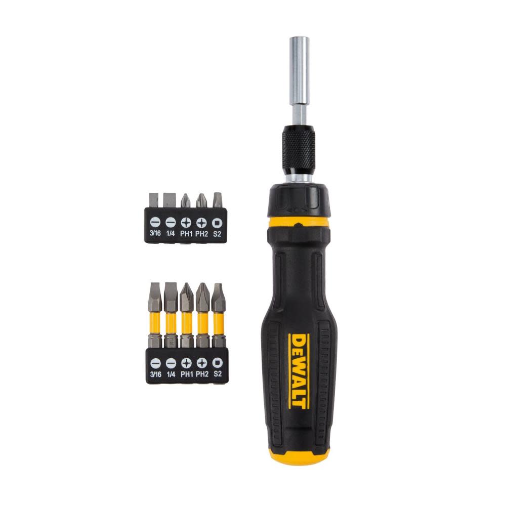 DEWALT MAXFIT Screwdriver Telescoping Multi Bit 10pc