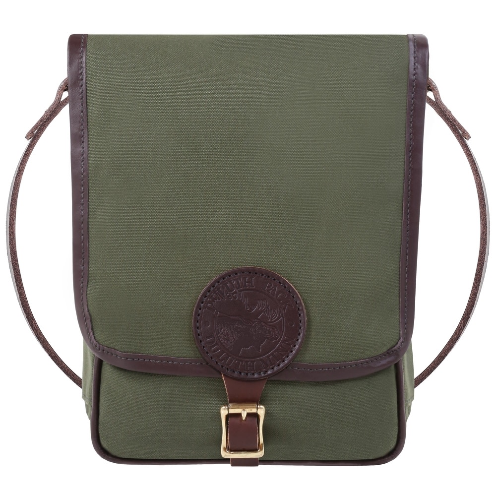 Duluth Pack Haversack with Leather Trim - Olive Drab