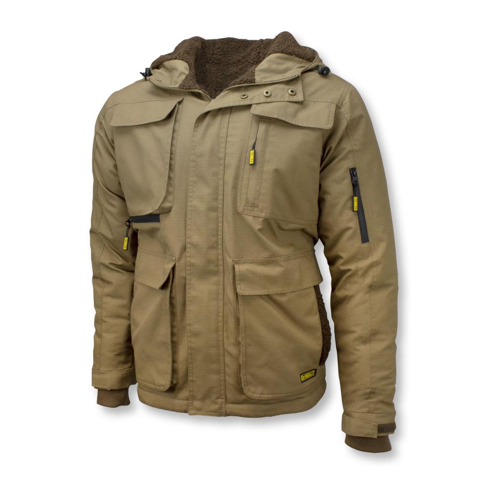 DEWALT Mens Rip Stop Canvas Heated Jacket Only Bare Tool Large