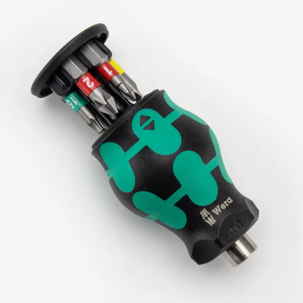 Wera Tools Kraftform Kompakt Stubby Magazine 1 Screwdriver with Bits