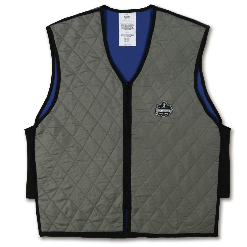 Ergodyne Chill Its 6665 Evaporative Cooling Vest Medium Gray