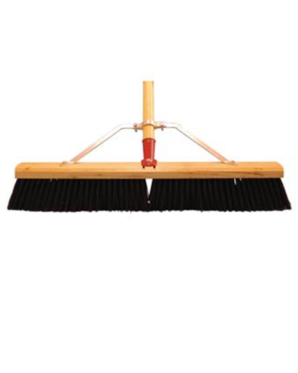 Magnolia Brush Assembled 24 Brown Plastic Garage Broom