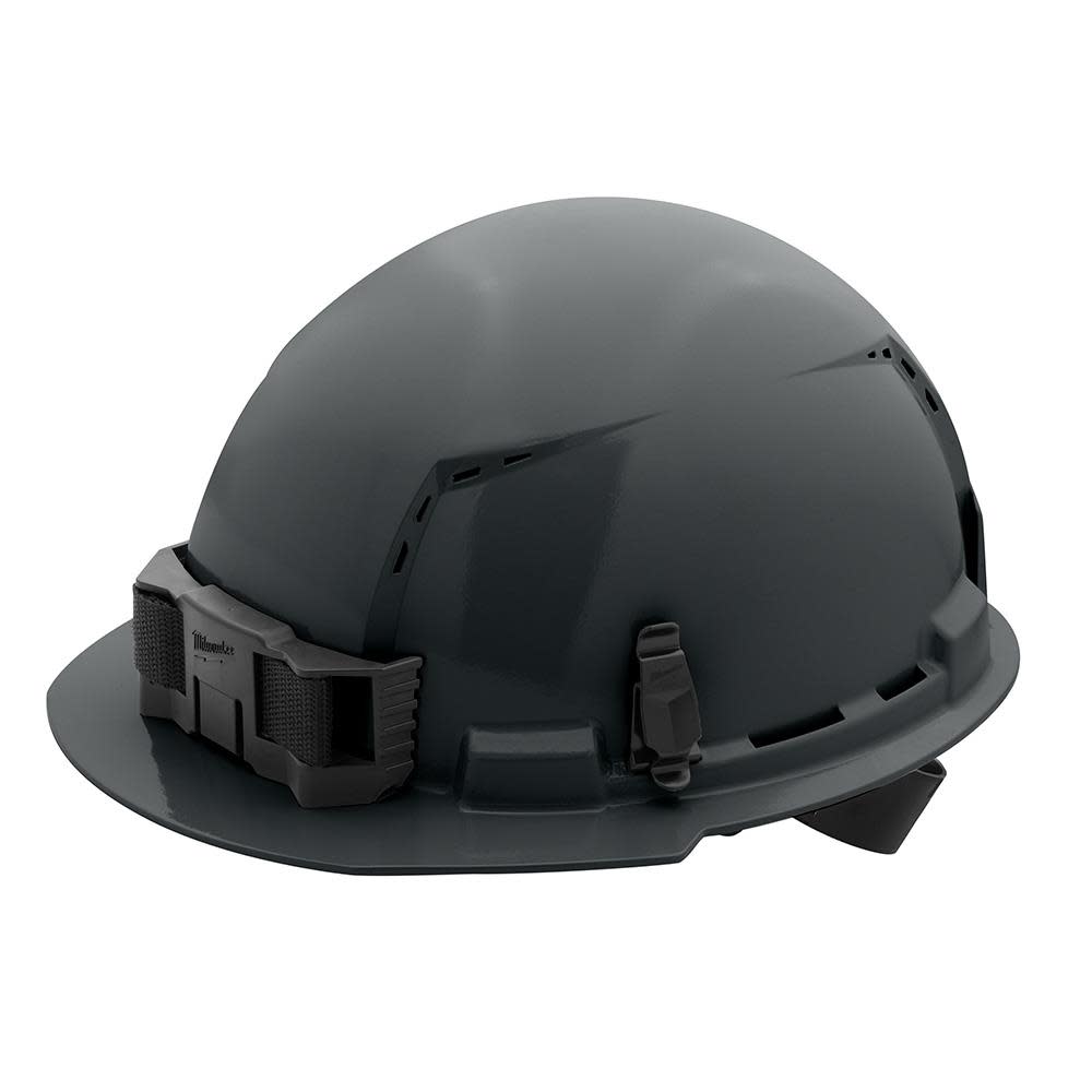 Milwaukee Gray Front Brim Vented Hard Hat with 4pt Ratcheting Suspension Type 1 Class C
Milwaukee Gray Front Brim Vented Hard Hat with 4pt Ratcheting Suspension Type 1 Class C