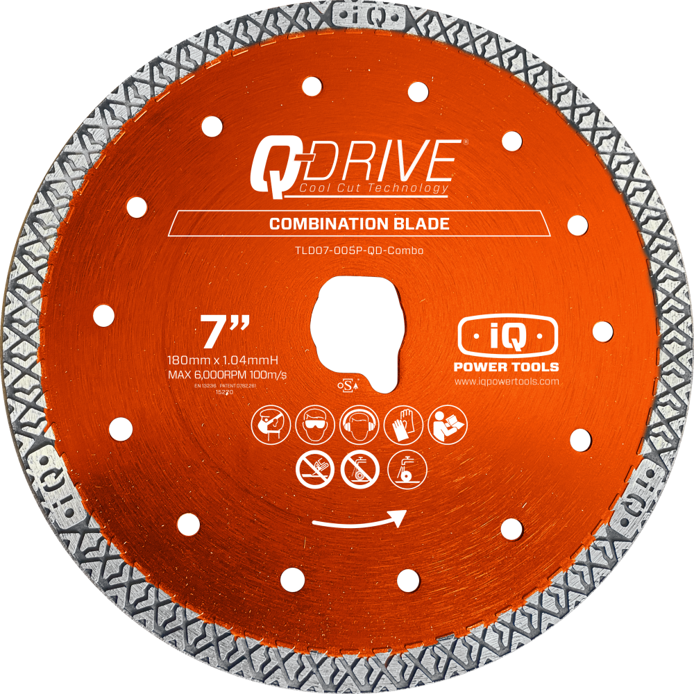 iQ Power Tools 7" Q-DRIVE Combo Replacement Blade for iQ228CYCLONE