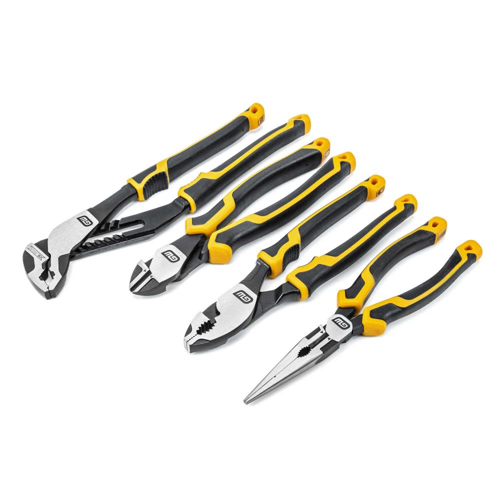 GEARWRENCH Pitbull Mixed Plier Set Dual Material 4pc