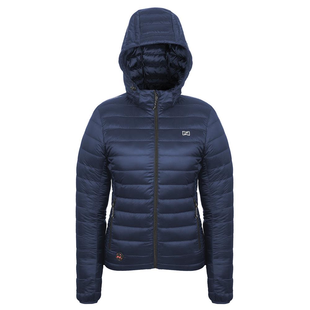Mobile Warming Summit Heated Jacket 12 Volt Womens Navy Large