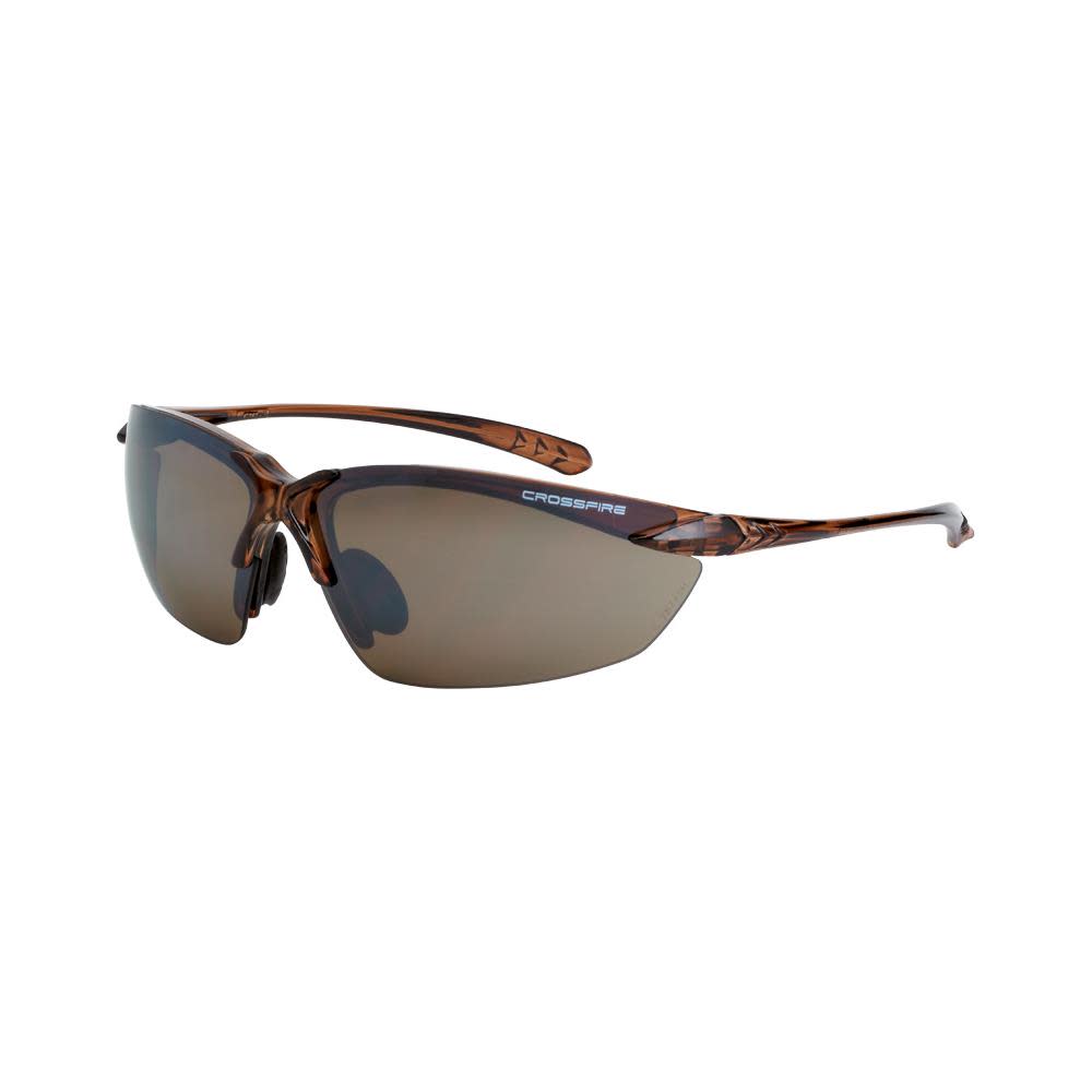 Radians Safety Glasses Crossfire Sniper Premium Crystal Brown Frame HD Brown Flash Mirror Lens
Radians Safety Glasses Crossfire Sniper Premium Crystal Brown Frame HD Brown Flash Mirror Lens
