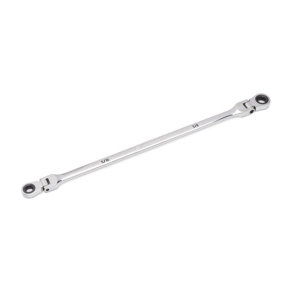 GEARWRENCH 90 Tooth 12 Point GearBox Double Flex Ratcheting Wrench 5/16x3/8