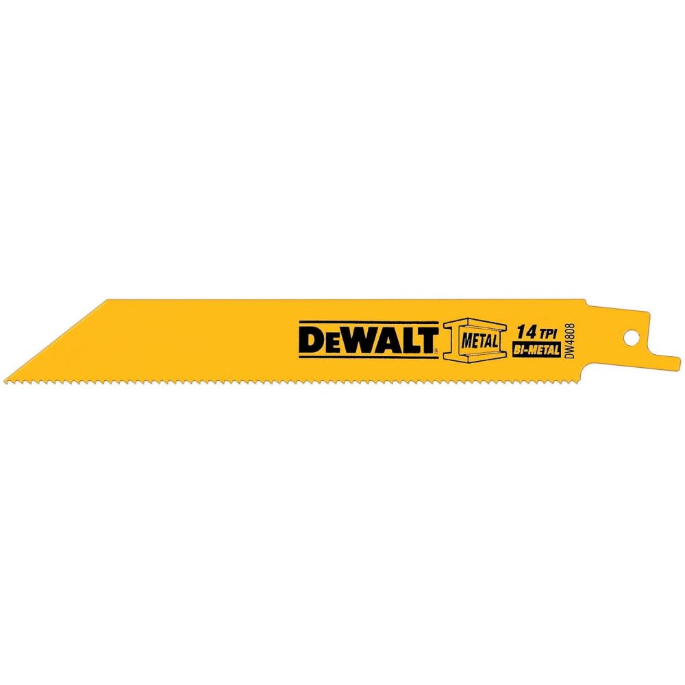 DEWALT 6-in 14TPI Bi-Metal Reciprocating Blade