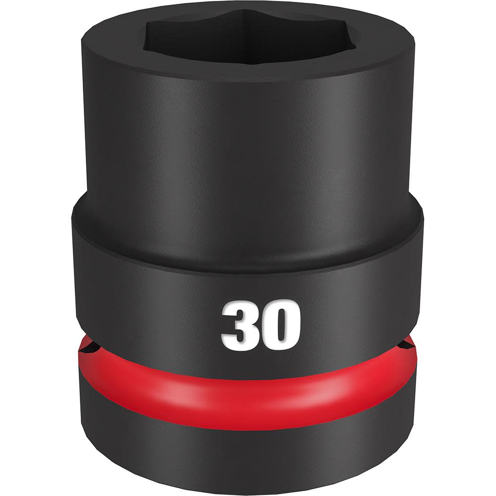 Milwaukee Impact Socket 1" Drive 30mm Standard 6 Point