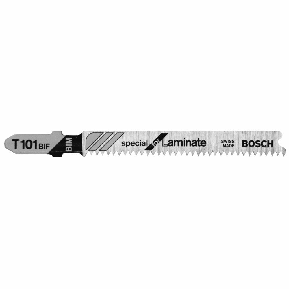 Bosch 5 pc. 3-1/4 In. 14 TPI Special Laminate Cutting T-Shank Jig Saw Blades