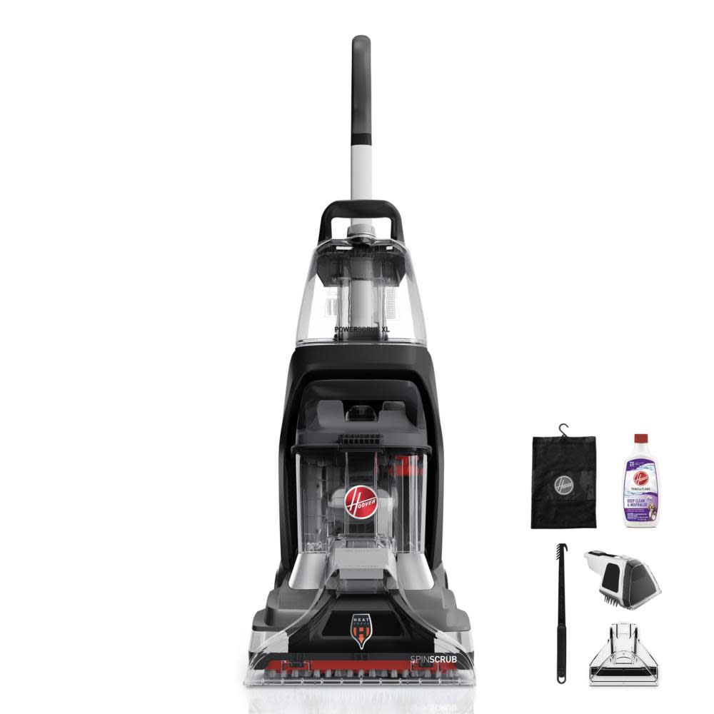 Hoover Residential Vacuum PowerScrub XL Pet Upright Carpet Cleaner Machine