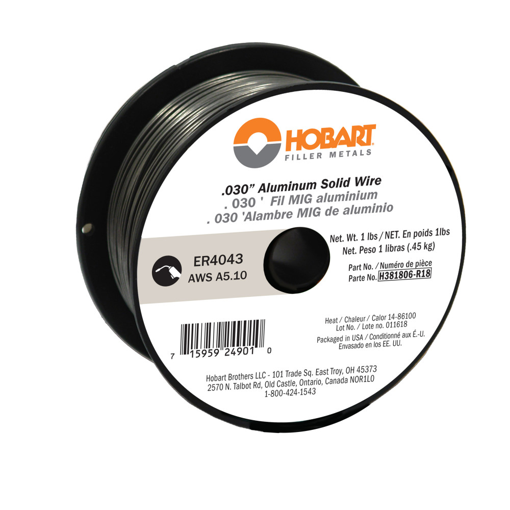 Hobart 1lb. ER4043 Aluminum Welding Wire