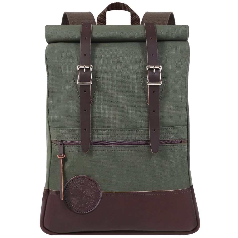 Duluth Pack Deluxe Roll-Top Scout Backpack - Olive Drab
