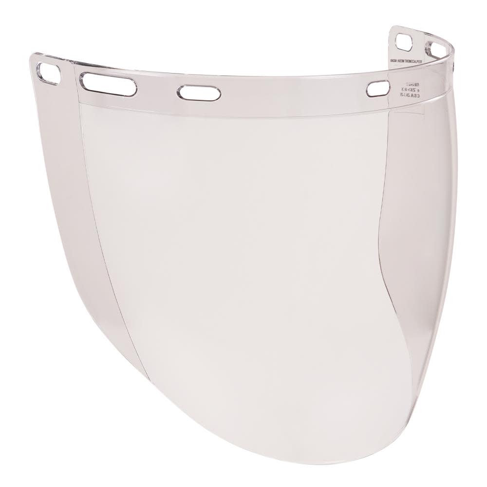 Ergodyne Clear Face Shield Replacement for Cap-Style Hard Hat & Safety Helmet