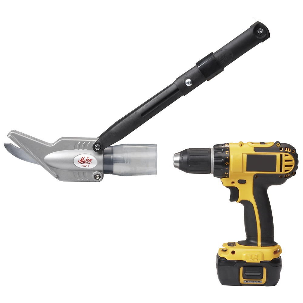 Malco Products TurboShear Fiber Cement Siding Shear (Drill not included) TurboShear Fiber Cement Siding Shear (Drill not included)
