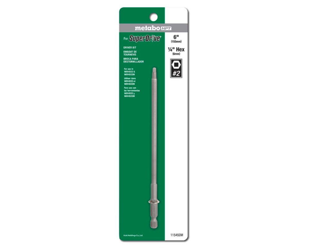 Metabo HPT DriverBit 2Square 6"Long
