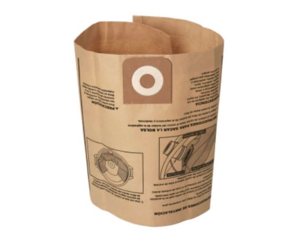 Craftsman 2 x 10" 16 to 20 Gallon Fine Dust Collection Bag 3pc