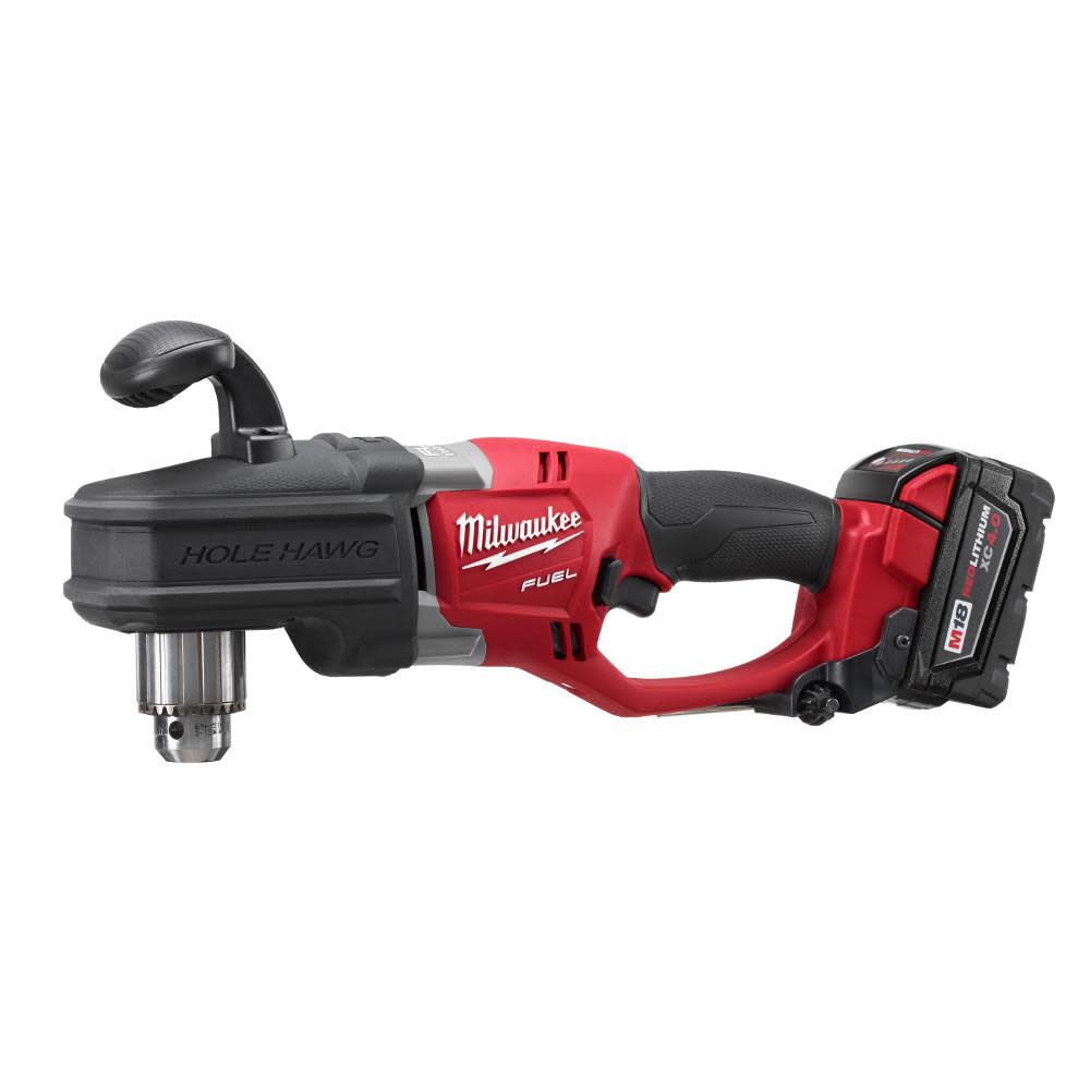 Milwaukee M18 FUEL Hole Hawg Right Angle Drill Kit with 1/2In Keyed Chuck