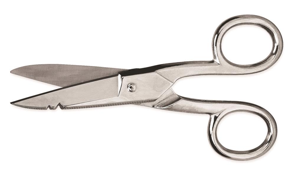Crescent Wiss Electrician Scissors 5 In. with Serrations Along Entire Bottom Blade
Crescent Wiss Electrician Scissors 5 In. with Serrations Along Entire Bottom Blade