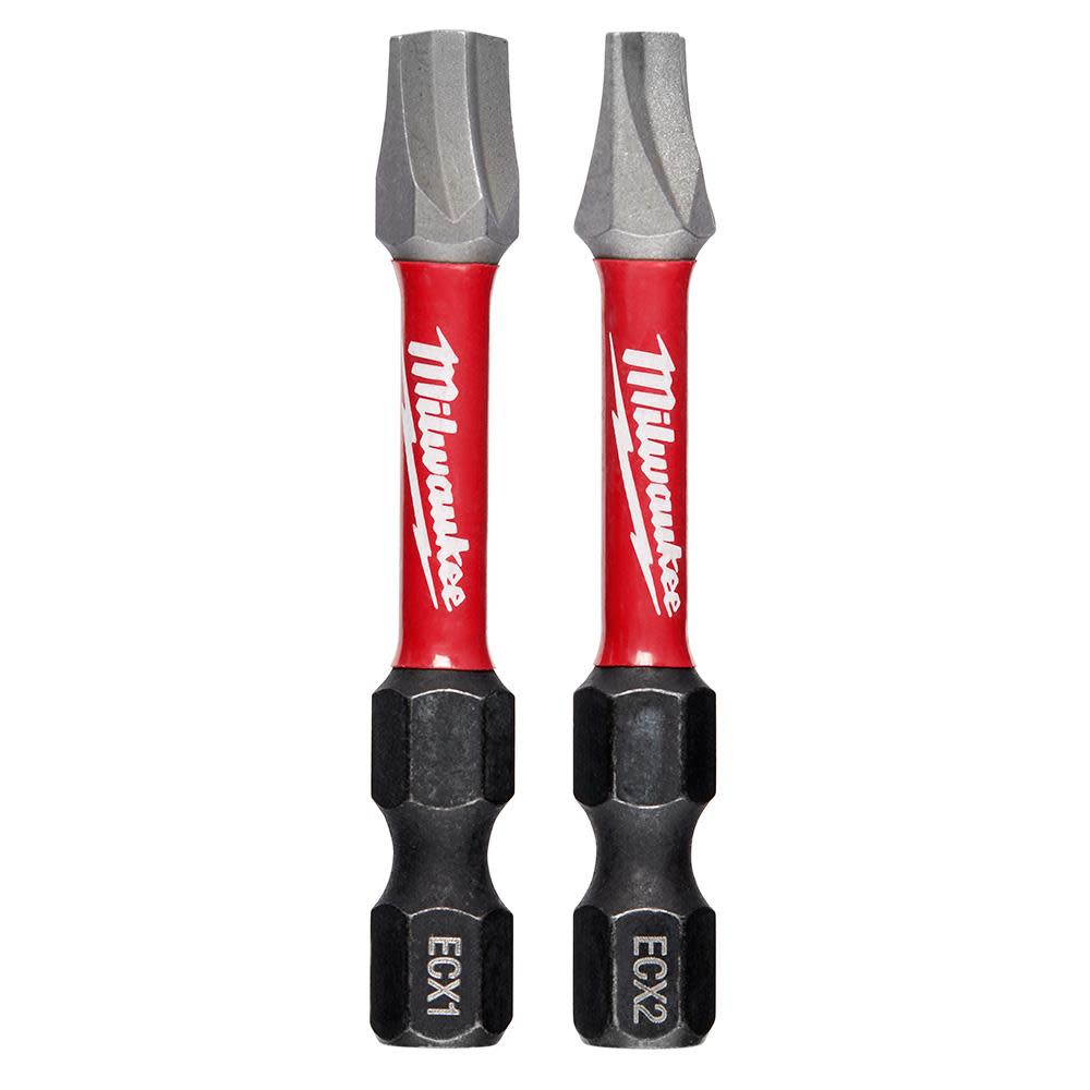 Milwaukee SHOCKWAVE 2-Piece 2 in. Impact ECX Combo Kit