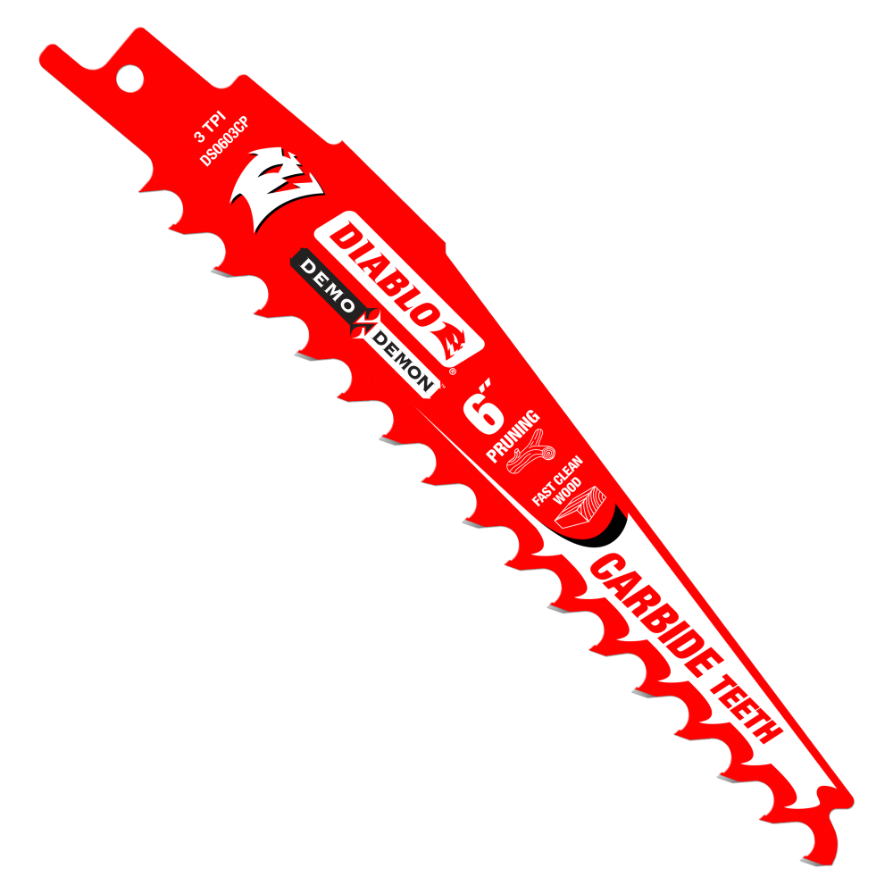 Diablo Tools 6" Carbide-Tip Pruning and Clean Wood Blade