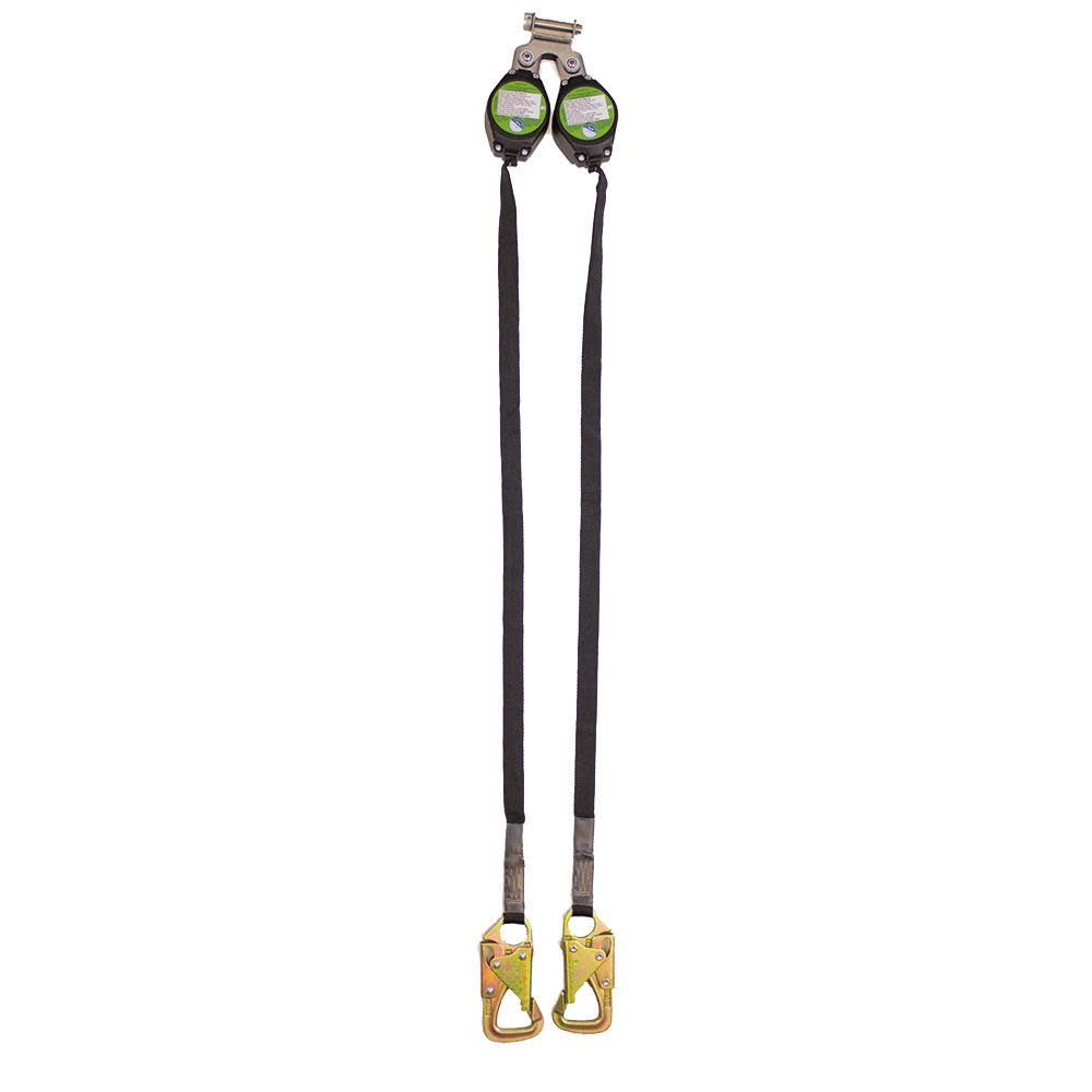 Peakworks Dual Self-Retracting Lifeline (SRL) 2 Snap Hooks Tie-Back Style 9 Ft. L. Black
Peakworks Dual Self-Retracting Lifeline (SRL) 2 Snap Hooks Tie-Back Style 9 Ft. L. Black