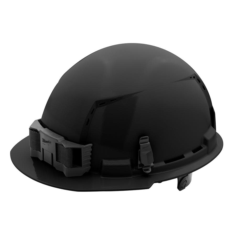 Milwaukee Black Front Brim Vented Hard Hat with 6pt Ratcheting Suspension Type 1 Class C
Milwaukee Black Front Brim Vented Hard Hat with 6pt Ratcheting Suspension Type 1 Class C
