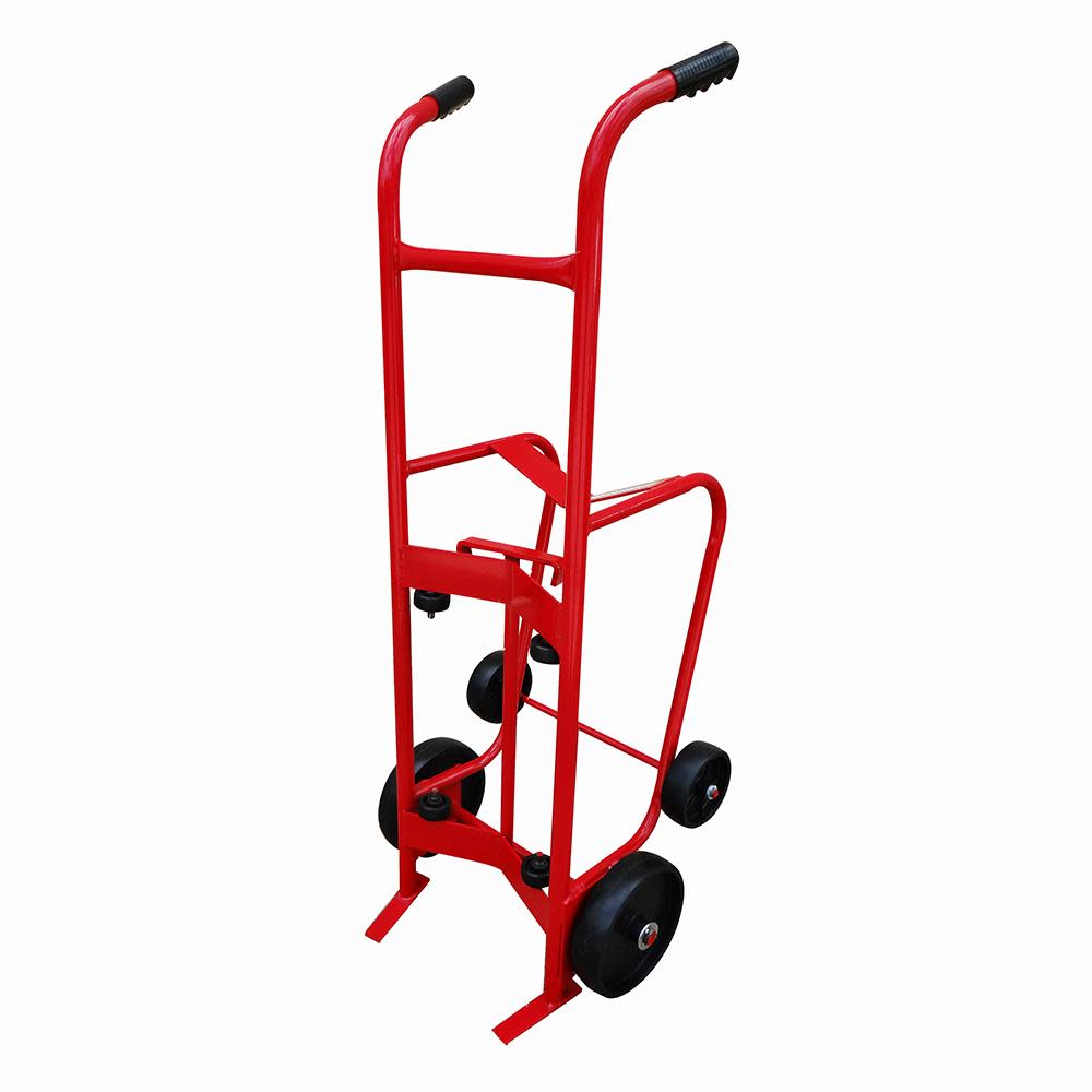 Milwaukee Hand Truck 55 Gallon 4 Wheel Steel Drum Truck/Dispenser