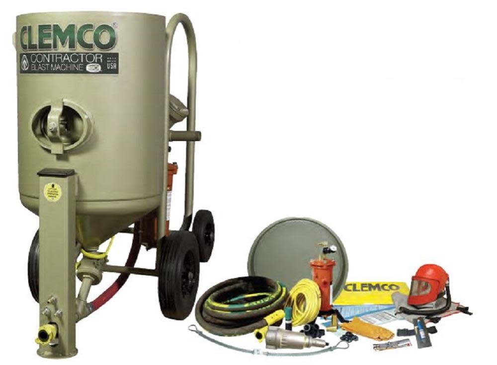 Clemco 6 Cu. Ft. Contractor Machine with HP Respirator