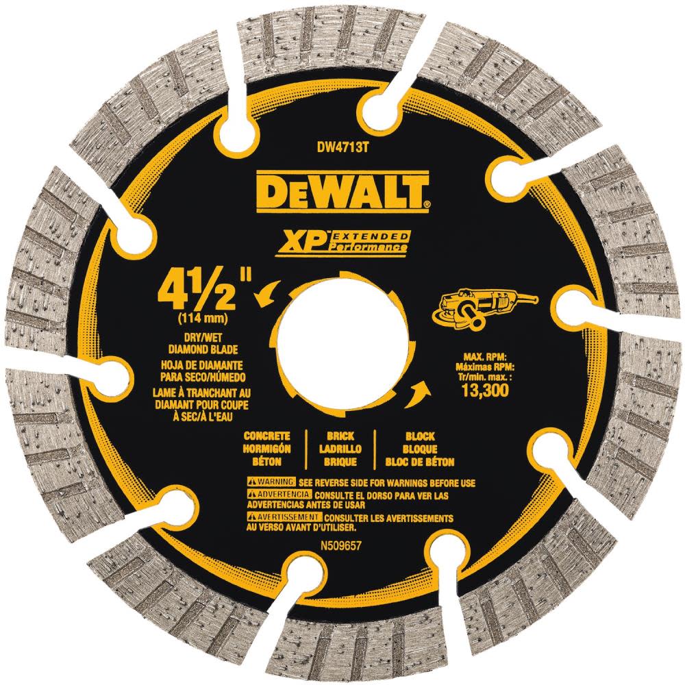 DEWALT 4-1/2IN SEGMENTED XP ALL PURPOSE
