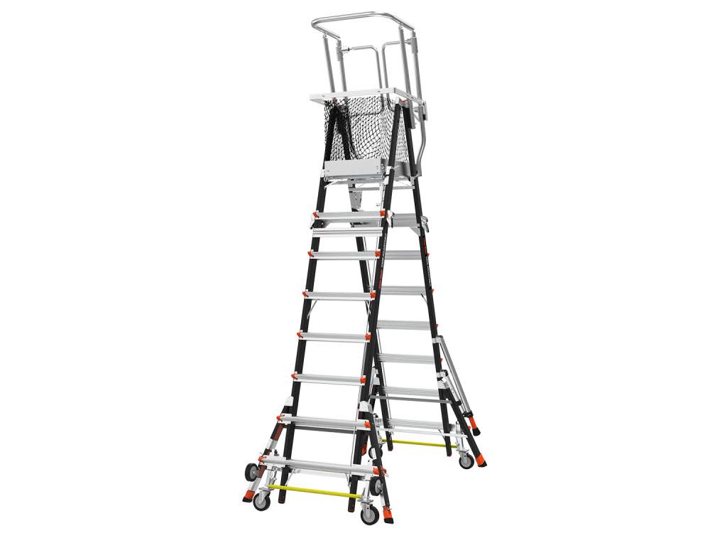 Little Giant Safety Cage Model 8 Ft. to 14 Ft. IAA FG with Wheel Lift and Ratchet Levelers
Little Giant Safety Cage Model 8 Ft. to 14 Ft. IAA FG with Wheel Lift and Ratchet Levelers