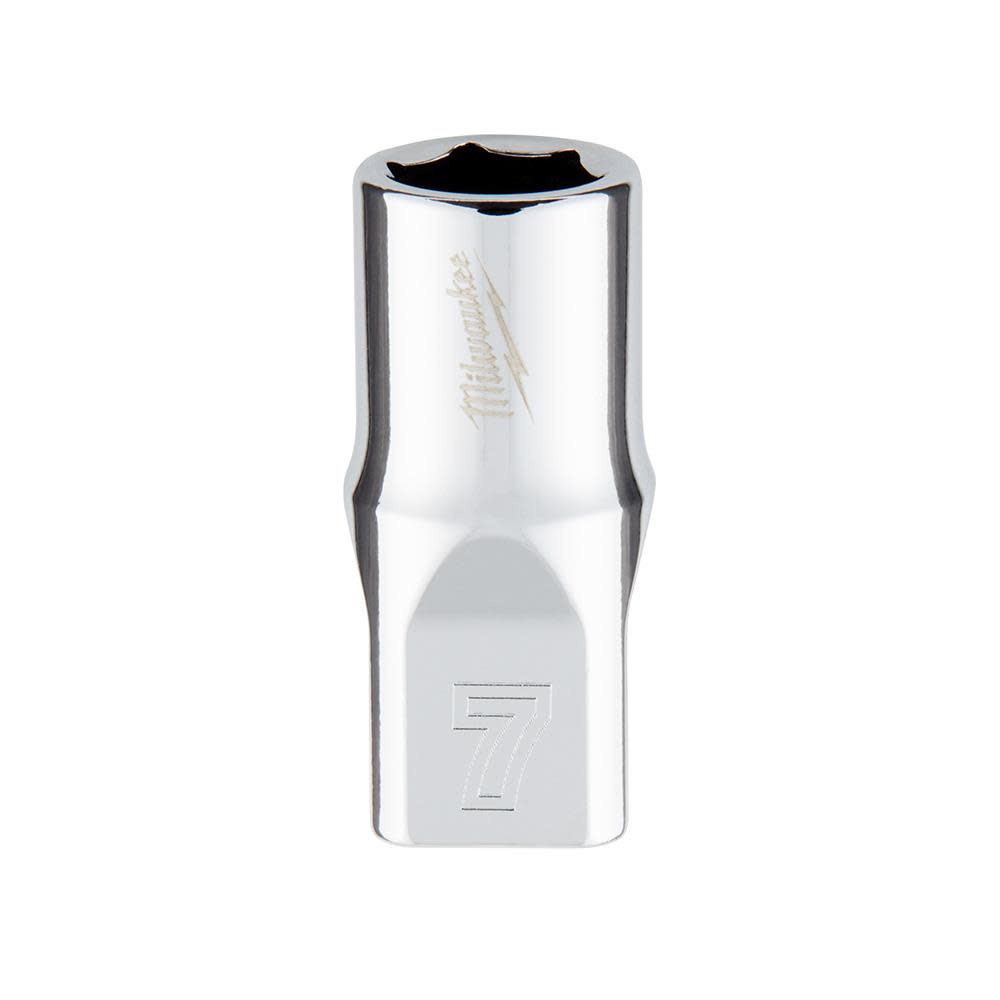 Milwaukee 1/4 in. Drive 7mm Metric 6-Point Socket