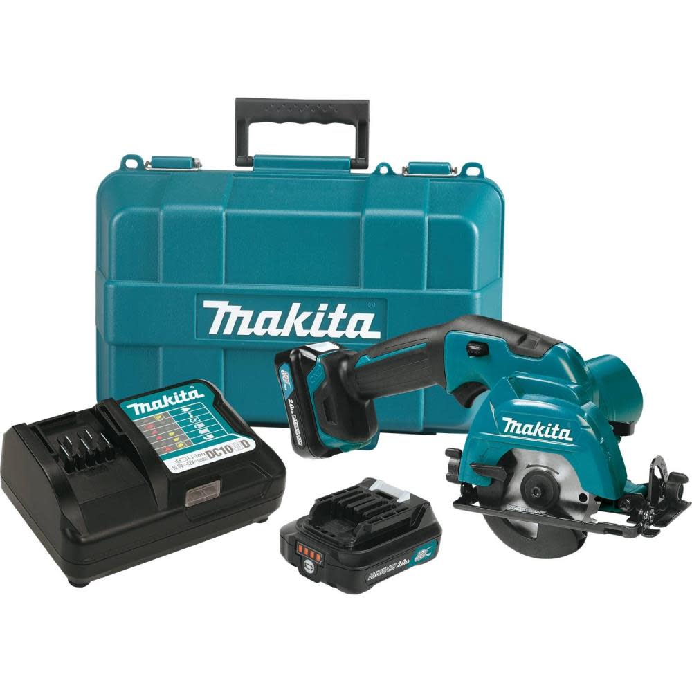 Makita 12 Volt Max CXT Lithium-Ion 3-3/8 in. Cordless Circular Saw Kit