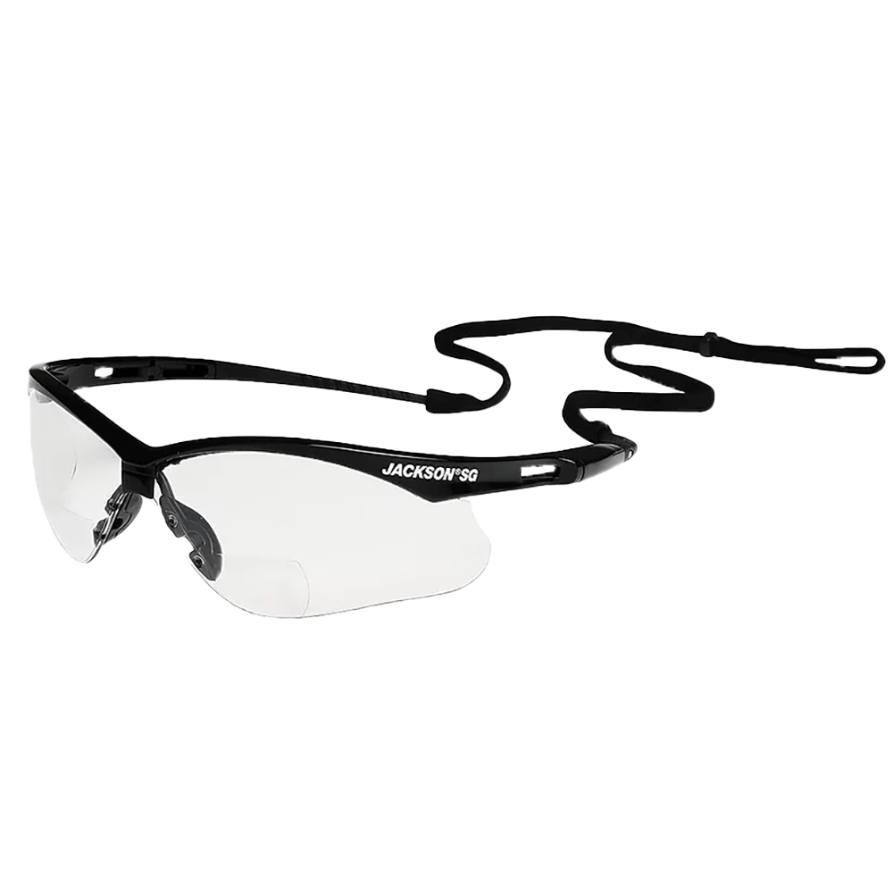 Jackson Safety Glasses Anti Scratch Coating 2.0 Magnification Clear Lens Black Frame
Jackson Safety Glasses Anti Scratch Coating 2.0 Magnification Clear Lens Black Frame