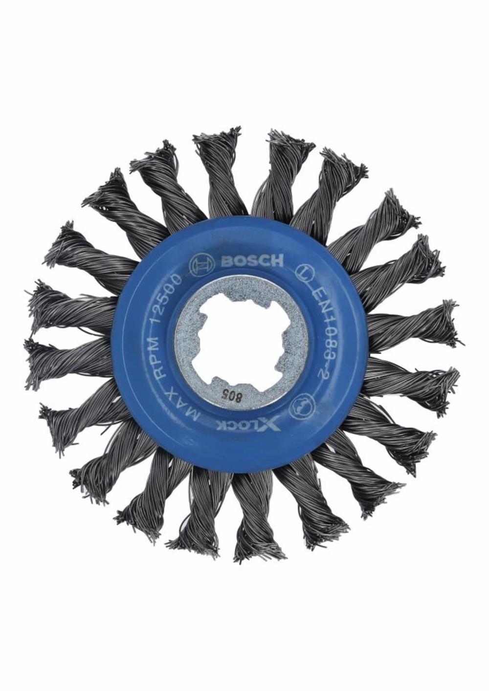 Bosch 4-1/2 In. Wheel Dia. X-LOCK Arbor Carbon Steel Full Cable Knotted Wire Wheel
Bosch 4-1/2 In. Wheel Dia. X-LOCK Arbor Carbon Steel Full Cable Knotted Wire Wheel