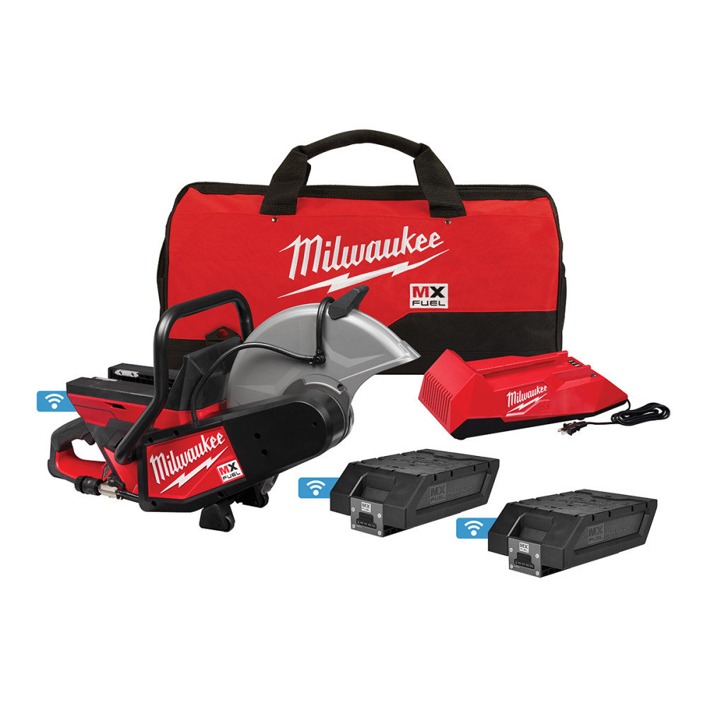 Milwaukee MX FUEL 14" Cut-Off Saw Kit with 2 Batteries