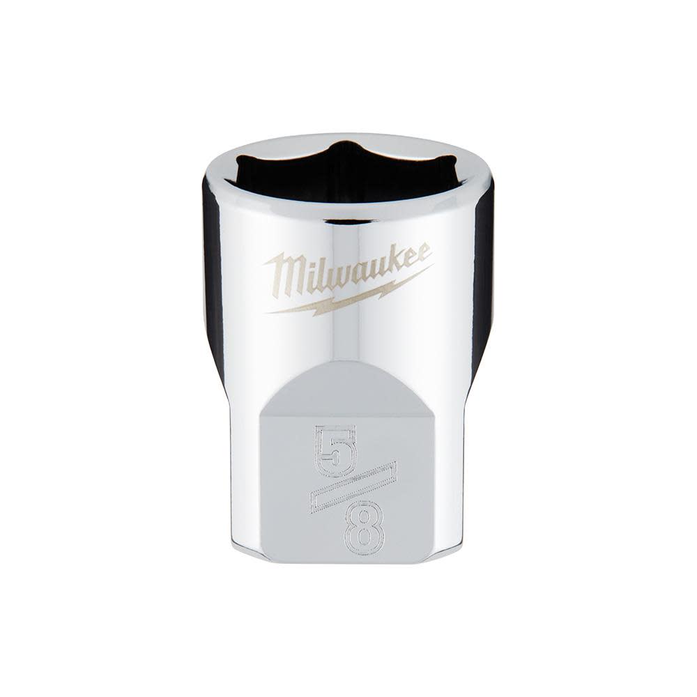 Milwaukee 3/8 in. Drive 5/8 in. SAE 6-Point Socket 
Milwaukee 3/8 in. Drive 5/8 in. SAE 6-Point Socket