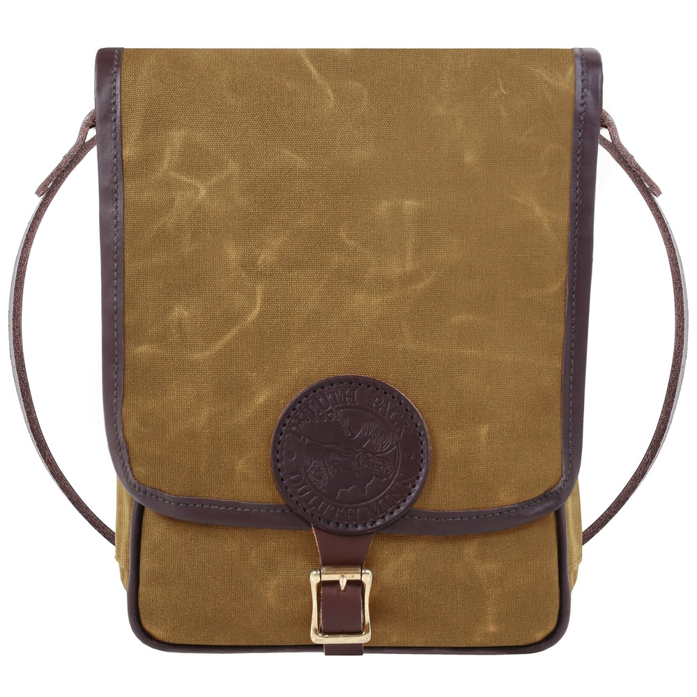 Duluth Pack Haversack with Leather Trim - Waxed Khaki